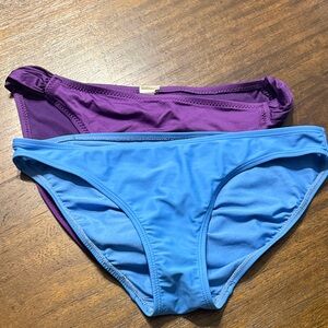 Mossimo Supply Co. Purple and Blue Swim Bottoms